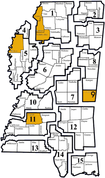 Workforce District Map